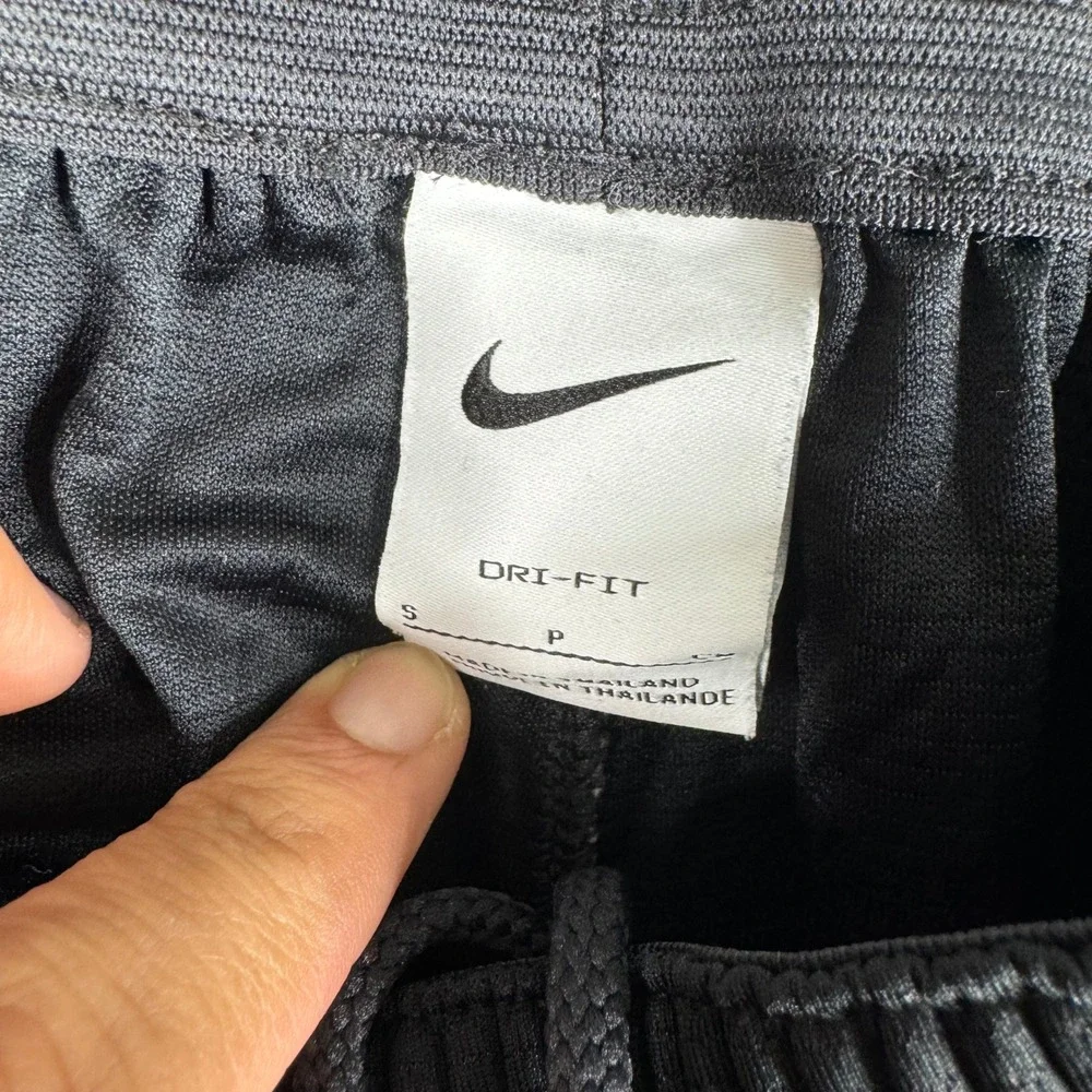 Nike Athletic Shorts Mens Size S Black Dri-Fit Mesh Basketball Drawstring
